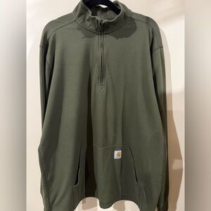 Carhartt Olive Waffle Knit Pullover